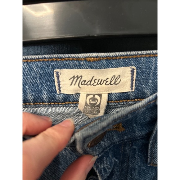 Madewell High-Rise Slim Boyjean Jeans Light Wash Denim Size 23 - Picture 2 of 5